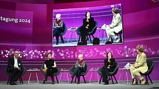 Panel mit den deutschen Spitzenkandidierenden zur Europawahl 2024