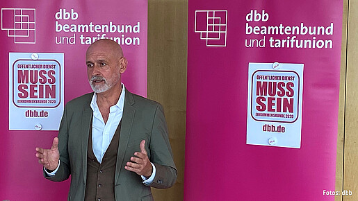 dbb Tarifchef Volker Geyer dbb Tarifchef Volker Geyer
