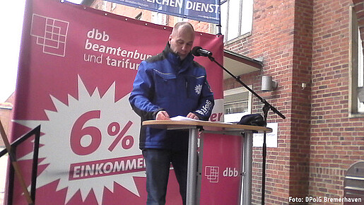 Aktive Mittagspause der DPolG Bremerhaven
