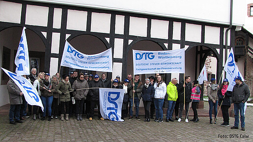 Protestaktion in Calw Protestaktion in Calw