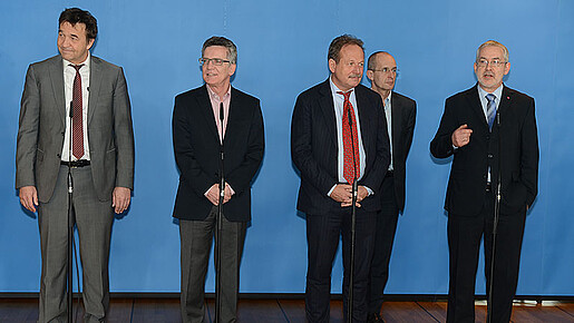 Einkommensrunde 2014: Pressekonferenz nach der zweiten Verhandlungsrunde