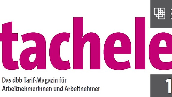 Das Foto zeigt das Cover der aktuellen Tacheles-Ausgabe.