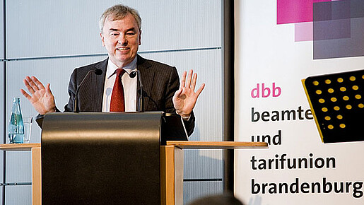 Klaus Dauderstädt auf dem Gewerkschaftstag des dbb Landesbundes Brandenburg