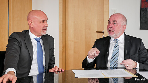 Volker Geyer und Ulrich Silberbach Volker Geyer und Ulrich Silberbach
