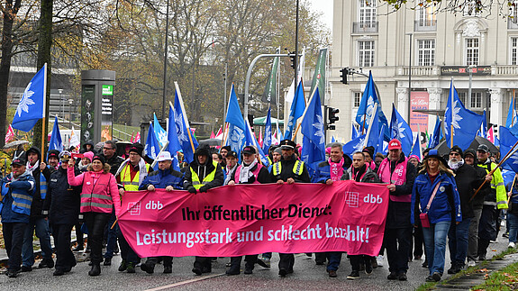Einkommensrunde 2023, Hamburg, DPolG, BSBS, DBSH, dbb, dbb jugend, Tarifverhandlungen