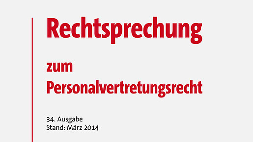 Rechtsprechung zum Personalvertretungsrecht
