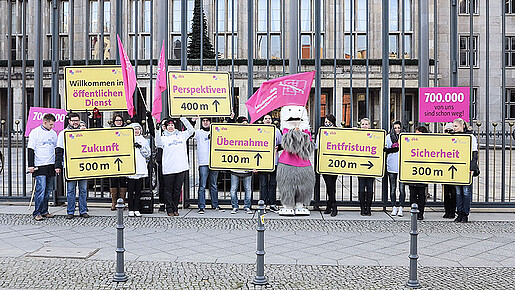 Jugend-Aktion gegen Befristung