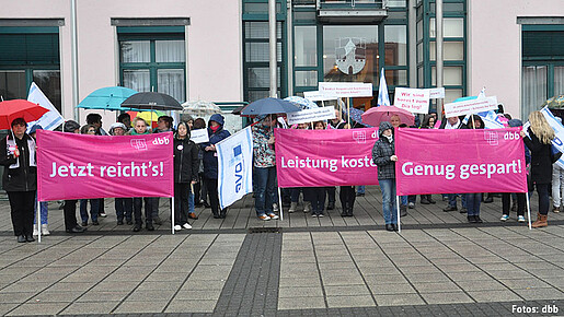 Protest in Naunhof Protest in Naunhof