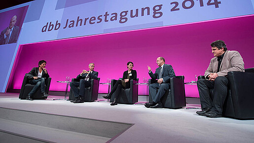 dbb Jahrestagung 2014, Podiumsdiskussion