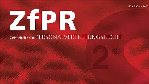 Zeitschrift für Personalvertretungsrecht Zeitschrift für Personalvertretungsrecht