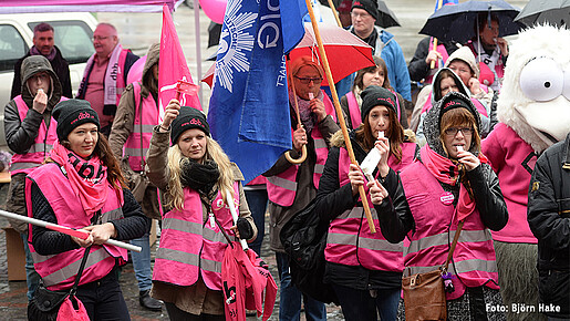 Demo in Bremerhaven Demo in Bremerhaven