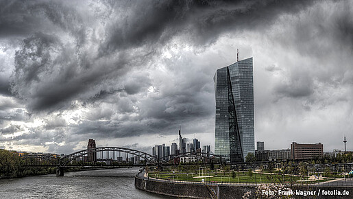 Sitz der Europäischen Zentralbank in Frankfurt am Main