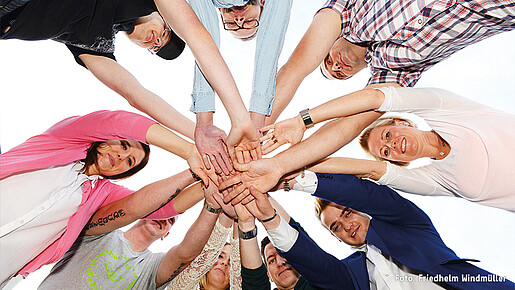 Start-Broschüre, Gruppenbild
