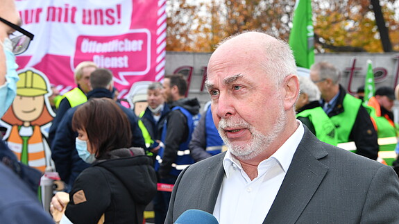 Einkommensrunde, 2021, EKR, Potsdam, Verhandlungen, Demo, Demonstration, 2. Runde, Länder, Bundesländer