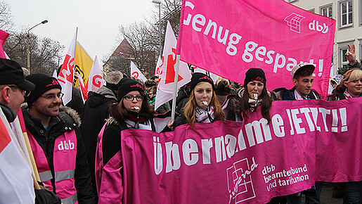 dbbj Protest in Magdeburg
