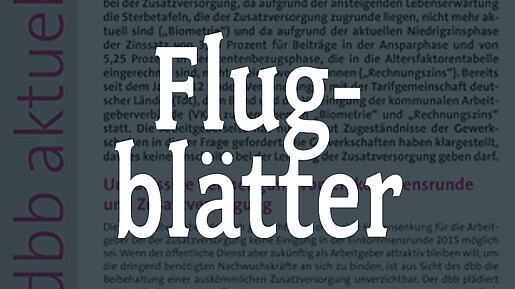 Flugblätter Flugblätter