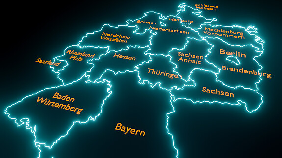 Deutschland Bundesländer, Bund, Deutschland
